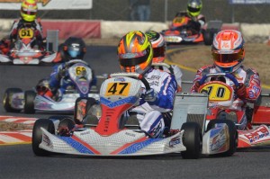 Lucas Speck at the Lonato Winter Cup with Mach1 Kart