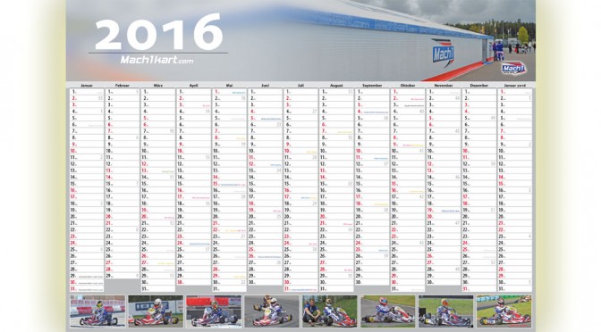 Mach1 Motorsport Kalender 2016